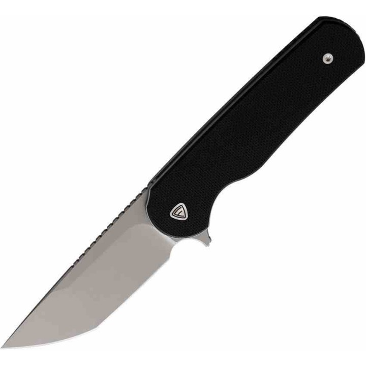 Couteau Ferrum Forge Zelex Black Manche en G10 Lame Tanto Acier D2 Liner Lock Clip FF012B - Livraison Gratuite