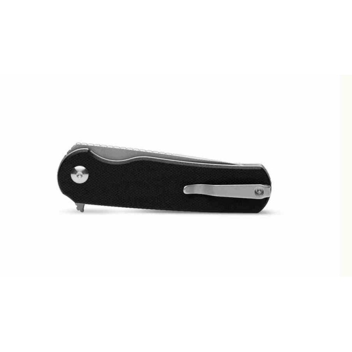 Couteau Ferrum Forge Zelex Black Manche en G10 Lame Tanto Acier D2 Liner Lock Clip FF012B - Livraison Gratuite