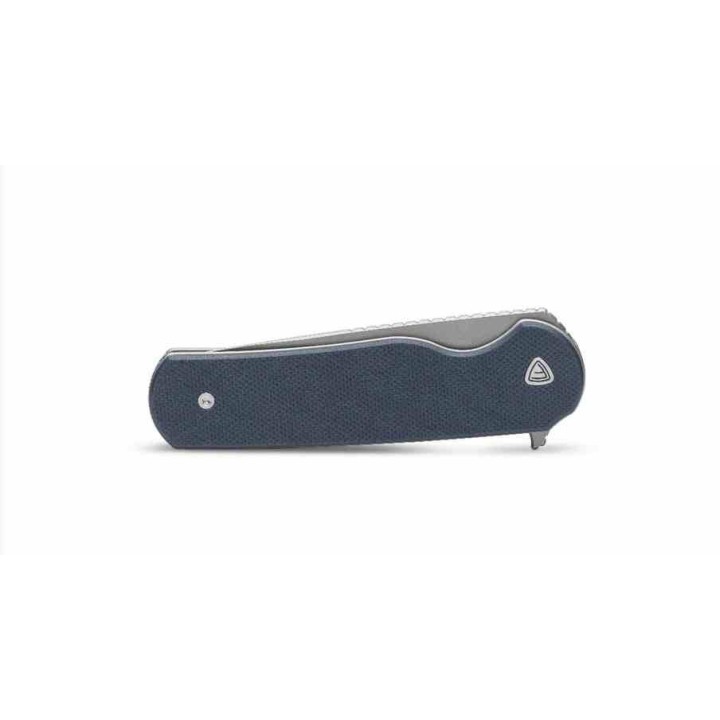 Couteau Ferrum Forge Zelex Blue Manche en G10 Lame Tanto Acier D2 Liner Lock Clip FF012BU - Livraison Gratuite