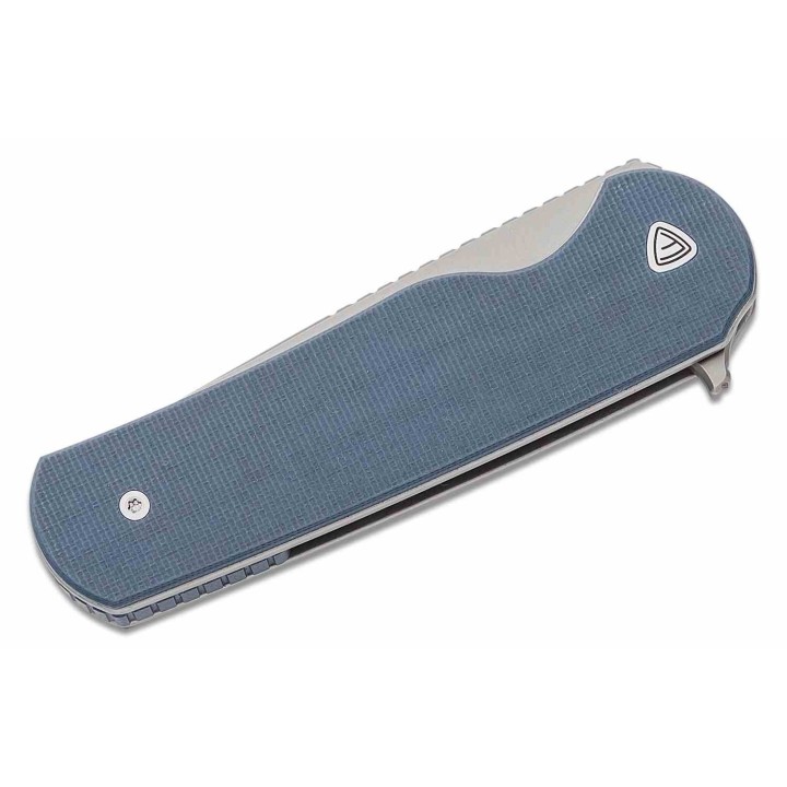 Couteau Ferrum Forge Zelex Blue Manche en G10 Lame Tanto Acier D2 Liner Lock Clip FF012BU - Livraison Gratuite