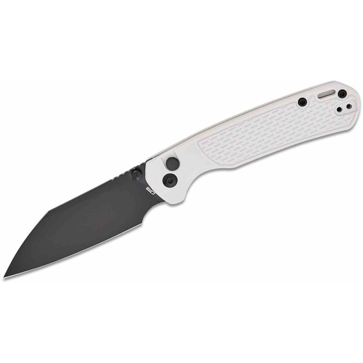 Couteau CJRB Pyrite Light Gray Manche FRN Lame Acier AR-RPM9 Wharncliffe Button Lock IKBS Clip J1945BGY - Livraison Gratuite