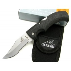 Gerber Gator Clip Point Acier 154CM Serrated Manche Kraton Gerber Gator Made In USA G6079 - Livraison Gratuite