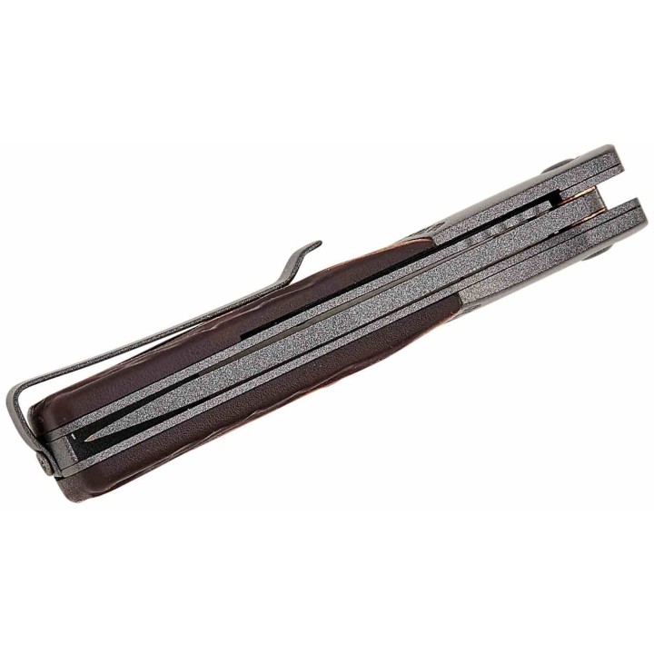 Couteau Schrade Old Timer Frontier A/O Lame Acier 7Cr17 Manche Acier/Delrin Lockback Clip SCH1209458 - Livraison Gratuite