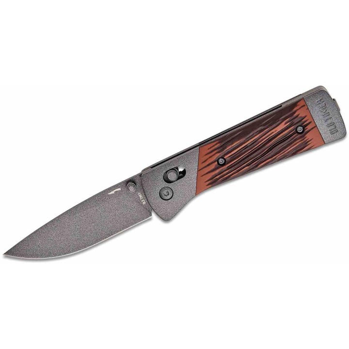 Couteau Schrade Frontier Pivot Lock Lame Acier 7Cr17MoV Drop Point Manche Stainless/Delrin Clip SCH1209460 - Livraison Gratuite