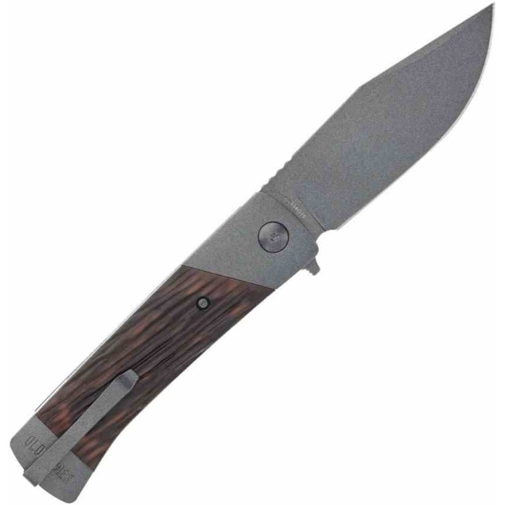 Couteau Schrade Old Timer Frontier Lame Acier 7Cr13MoV Manche Acier/Delrin Linerlock Clip SCH1209461 - Livraison Gratuite