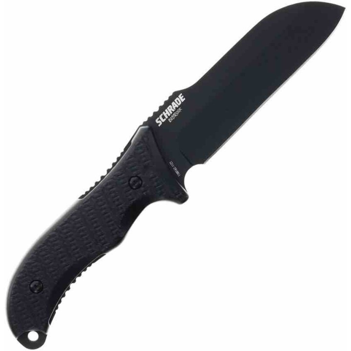 Couteau Schrade Bedrock Sheepsfoot Lame Acier AUS-8 Manche Abs Etui Rigide SCH1182514 - Livraison Gratuite