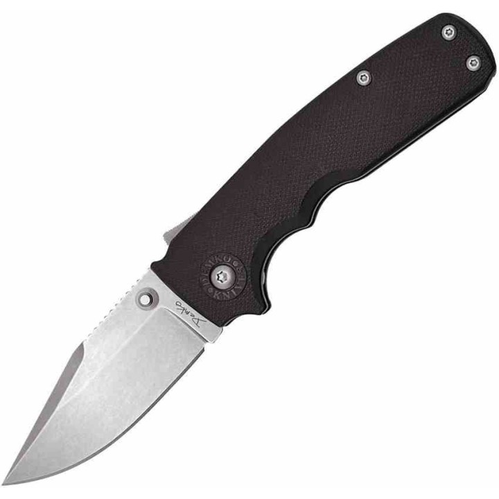 Couteau Demko Shark-Cub Clip Point Manche FRN Lame Acier AUS-10A Shark-Lock Clip DEMSC10ABKCP - Livraison Gratuite