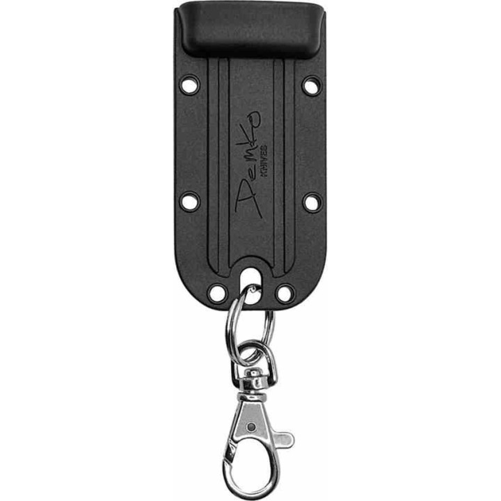 Couteau Demko Armiger 2 Clip Point Lame Acier 4034 Serr Manche TPR Etui Kydex DEM09652 - Livraison Gratuite