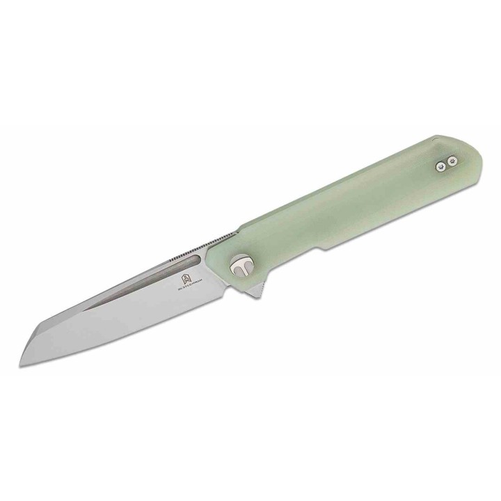Couteau Bestech Dundee Jade Manche G10 Lame Acier CPM-MagnaCut Reverse Tanto IKBS Linerlock Clip BTKMK09H - Livraison Gratuite
