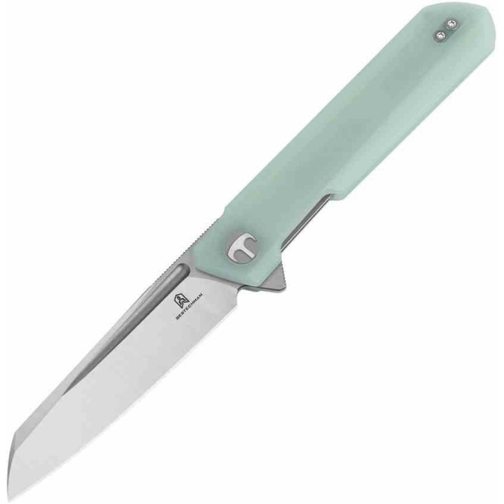 Couteau Bestech Dundee Jade Manche G10 Lame Acier CPM-MagnaCut Reverse Tanto IKBS Linerlock Clip BTKMK09H - Livraison Gratuite