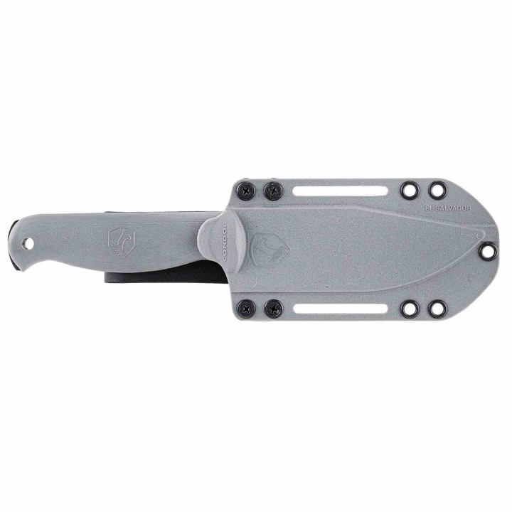 Couteau Condor Fighter Rhino Gry Lame Acier Carbone 1075 Manche & Etui Polypropylene CTK183149RGHC - Livraison Gratuite