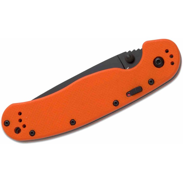 Couteau Ontario RAT IA Orange A/O Manche G10 Lame Acier AUS-8 Linerlock Clip ON8871OR - Livraison Gratuite