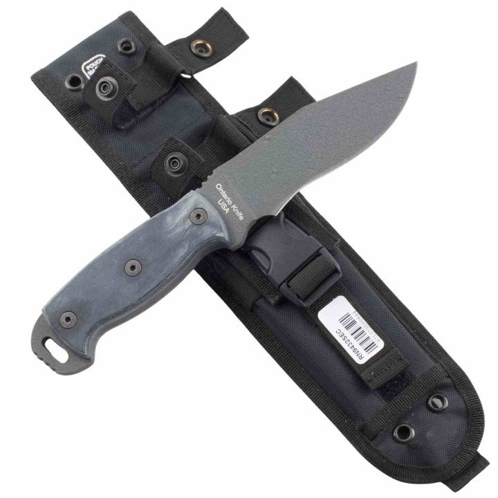 Couteau de Survie Tactical Ranger Knives RD4 Lame Acier Carbone Manche Bois Etui Nylon Made USA RN9432SEC - Livraison Gratuite