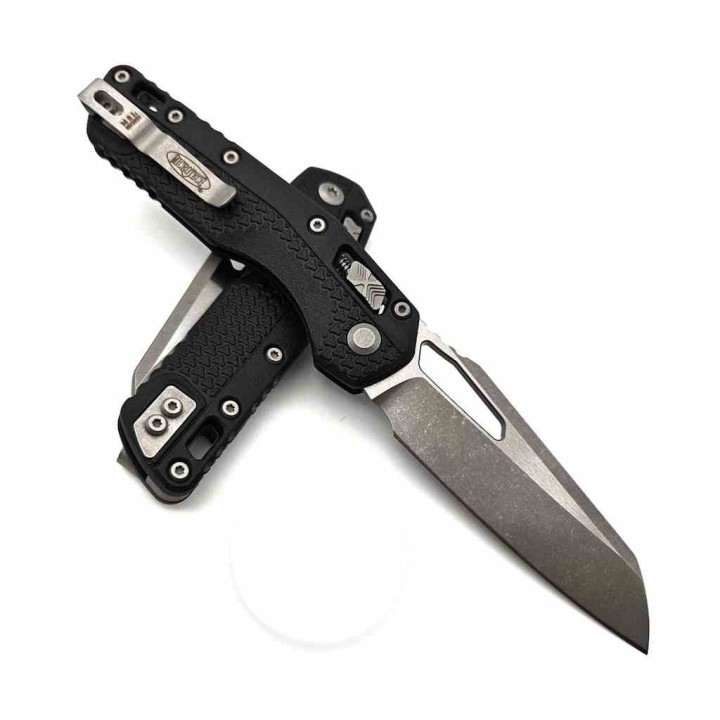 Couteau Microtech MSI Ram-Lok Lame Acier M390MK Apocalyptic Sheepsfoot Clip USA MCT210T10APPMBK - Livraison Gratuite