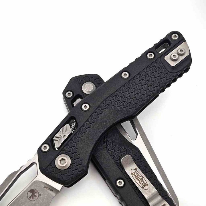 Couteau Microtech MSI Ram-Lok Lame Acier M390MK Apocalyptic Sheepsfoot Clip USA MCT210T10APPMBK - Livraison Gratuite