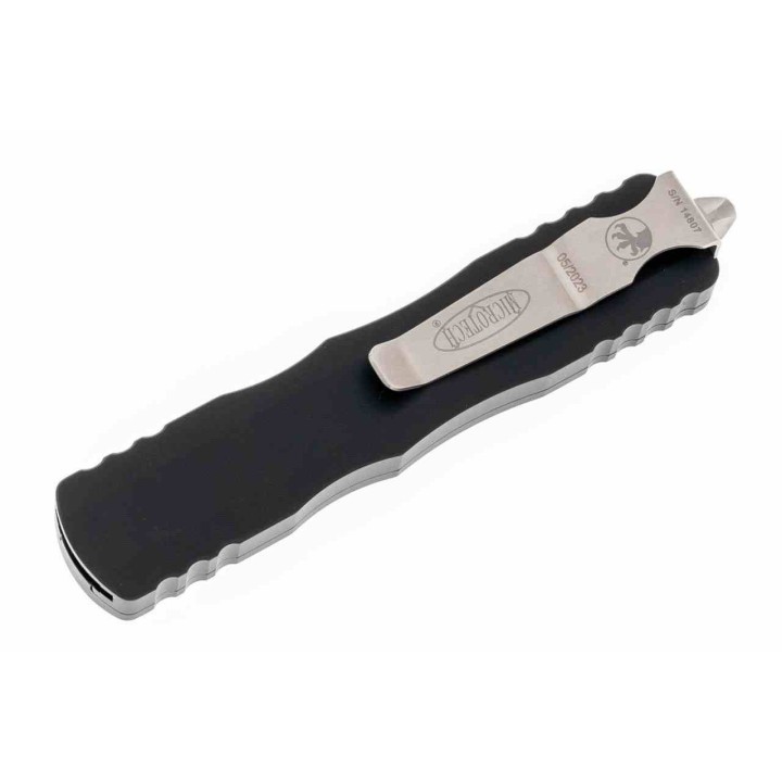 Couteau Automatique Microtech Dirac 225-11 SW Double Edge Partial Serrated Button Lock Clip USA MCT22511 - Livraison Gratuite