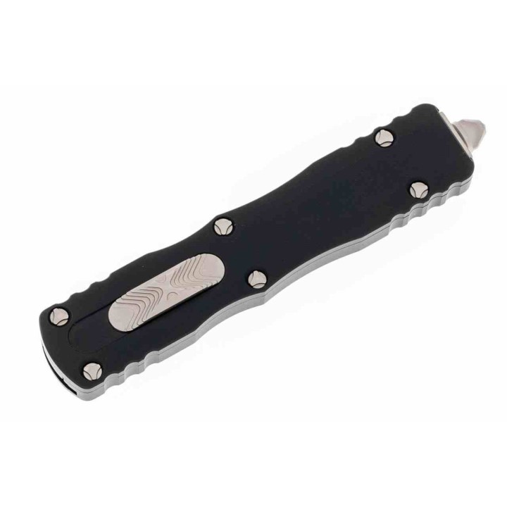 Couteau Automatique Microtech Dirac 225-11 SW Double Edge Partial Serrated Button Lock Clip USA MCT22511 - Livraison Gratuite