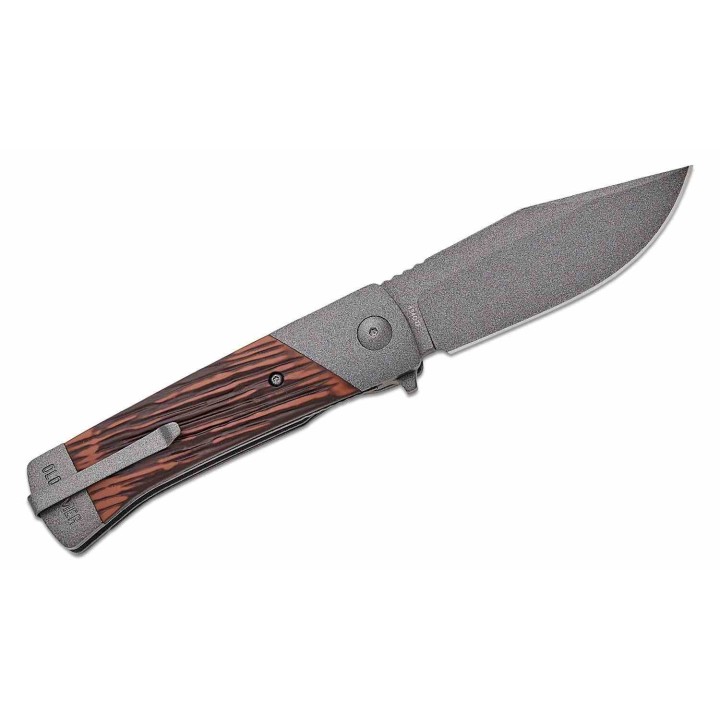 Couteau Schrade Old Timer Frontier Lame Acier 7Cr17MoV Clip Point Manche Delrin Linerlock Clip SCH1203147 - Livraison Gratuite