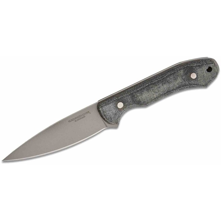 Couteau Condor K-Night Fixed Manche Micarta Lame Acier 14C28N Etui Kydex Made Salvador CTK183642MSK - Livraison Gratuite