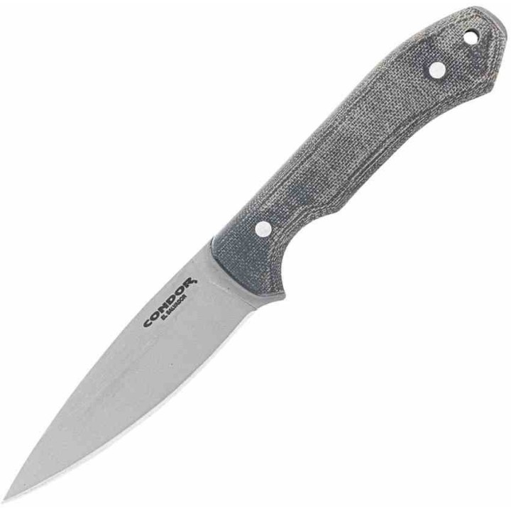 Couteau Condor K-Night Fixed Manche Micarta Lame Acier 14C28N Etui Kydex Made Salvador CTK183642MSK - Livraison Gratuite