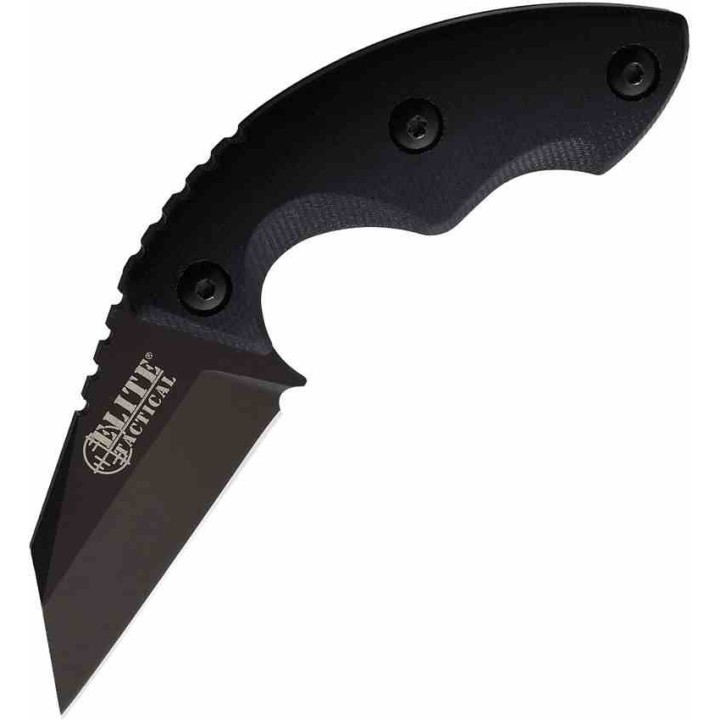 Couteau Elite Tactical Sidearm Lame Acier D2 Manche G10 Etui Kydex ETFIX010 - Livraison Gratuite