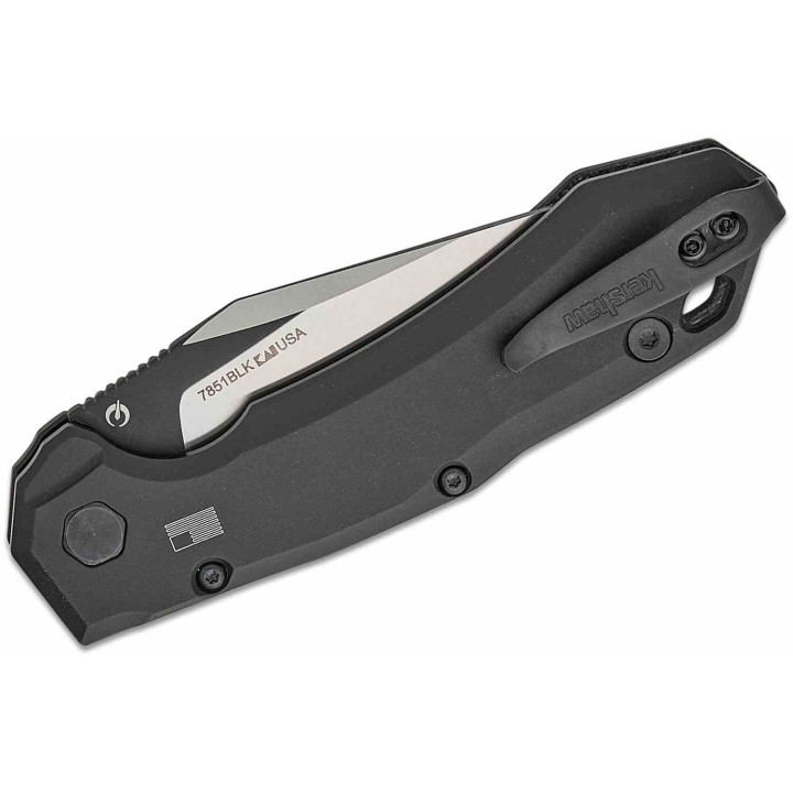 Couteau Automatique Kershaw Launch 19 AUTO Lame Acier CPM-154 Manche Alu/G10 Clip USA KS7851BLK - Livraison Gratuite
