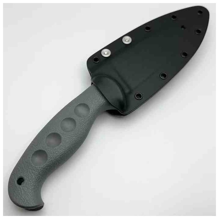 Couteau Spyderco Temperance Gray FRN Handles Lame Serr Acier CPM-CruWear Etui Boltaron Japan SCFB05SGY - Livraison Gratuite