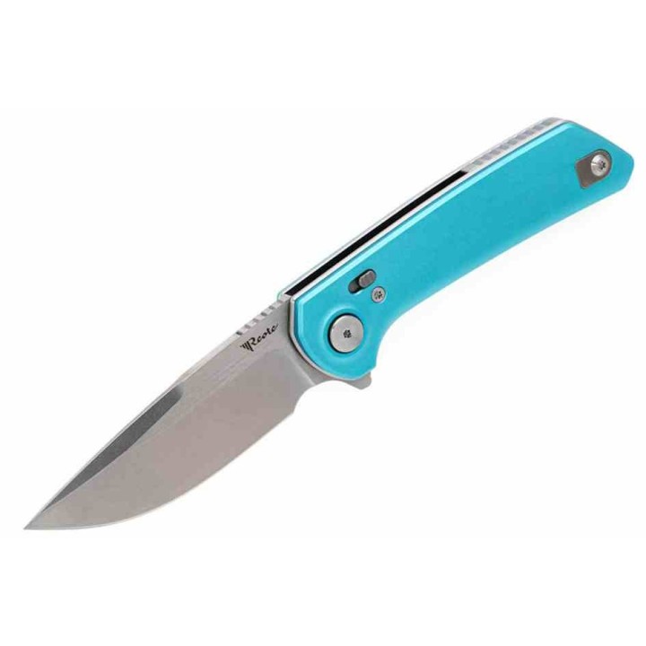 Couteau Reate Knives PL-XF Blue Manche Alu Lame Nitro-V SW Pivot Lock Clip REAPLXFA8 - Livraison Gratuite