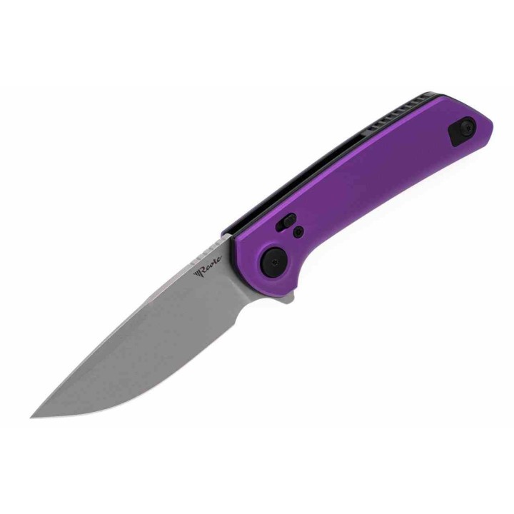 Couteau Reate Knives PL-XF Purple Manche Alu Lame Nitro-V SW Pivot Lock Clip REAPLXFA5 - Livraison Gratuite