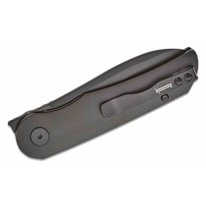 Couteau Petrified Fish El Camino Black Manche Aluminium Lame Acier N690 BLK IKBS Liner Lock Clip PFKE16DADW - Livraison Gratuite