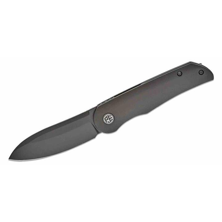 Couteau Petrified Fish El Camino Black Manche Aluminium Lame Acier N690 BLK IKBS Liner Lock Clip PFKE16DADW - Livraison Gratuite