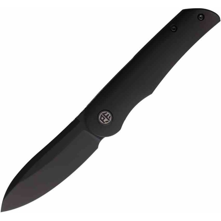 Couteau Petrified Fish El Camino Black Manche Aluminium Lame Acier N690 BLK IKBS Liner Lock Clip PFKE16DADW - Livraison Gratuite