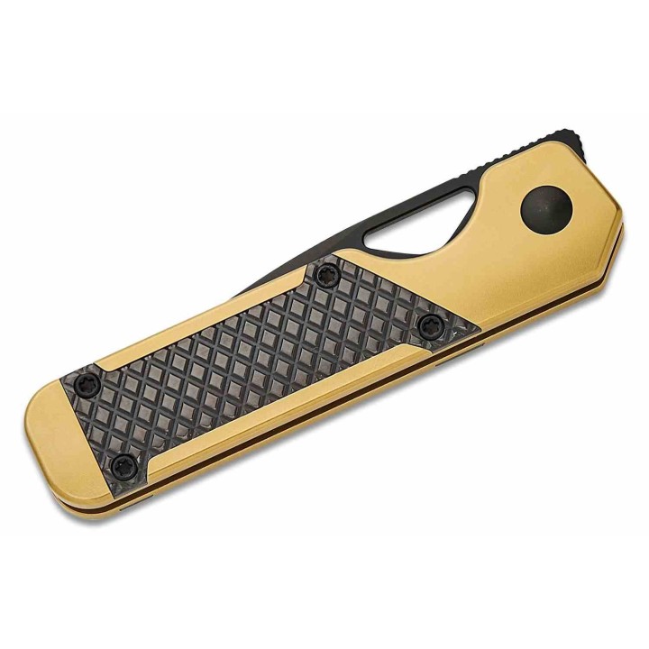 Couteau Kizer Cutlery Mini Militaw Manche Titanium/Zalium Lame Acier S45VN Frame Lock Clip KI3634SA3 - Livraison Gratuite