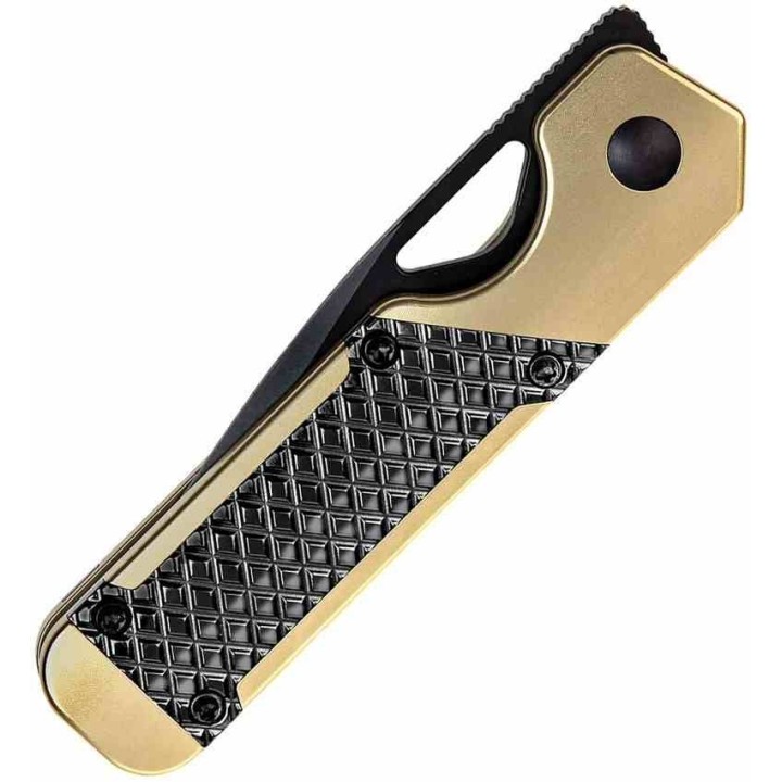 Couteau Kizer Cutlery Mini Militaw Manche Titanium/Zalium Lame Acier S45VN Frame Lock Clip KI3634SA3 - Livraison Gratuite