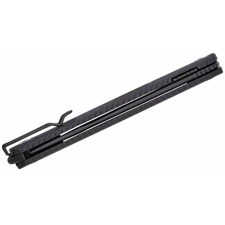Couteau Spartan Blades Nemec Manche Fibre Carbone Lame Acier CPM-S35VN Liner Lock Clip SBSFBL12CF - Livraison Gratuite