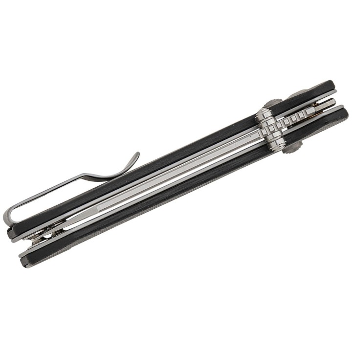 Couteau Civivi Yonder Black Manche G10 Lame Acier 14C28N IKBS Crossbar Lock Clip CIVC230731 - Livraison Gratuite