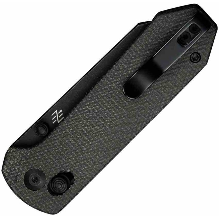 Couteau Civivi Yonder Dark Green Manche Micarta Lame Acier 14C28N IKBS Crossbar Lock Clip CIVC23073B1 - Livraison Gratuite