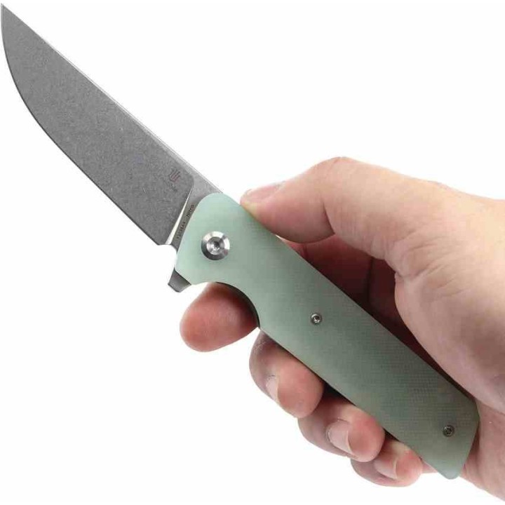 Couteau Tenable Anomaly Jade Manche G10 Lame Acier Nitro-V SW IKBS Linerlock Clip T2038A4 - Livraison Gratuite