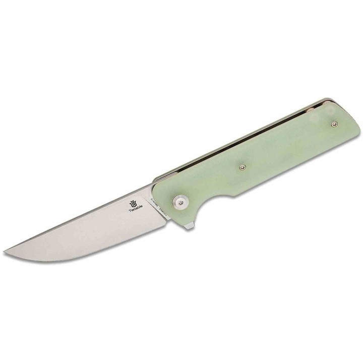 Couteau Tenable Anomaly Jade Manche G10 Lame Acier Nitro-V SW IKBS Linerlock Clip T2038A4 - Livraison Gratuite