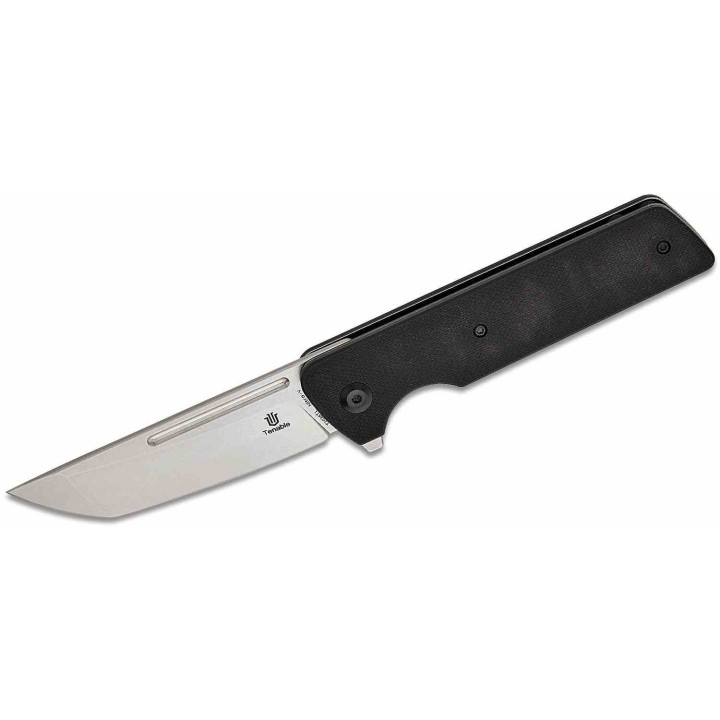 Couteau Tenable Anomaly Black Manche G10 Lame Tanto Acier Nitro-V SW IKBS Linerlock Clip T2038T1 - Livraison Gratuite
