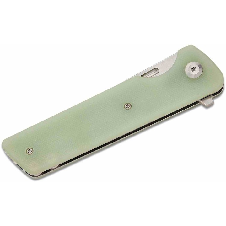 Couteau Tenable Anomaly Jade Manche G10 Lame Tanto Acier Nitro-V SW IKBS Linerlock Clip T2038T4 - Livraison Gratuite