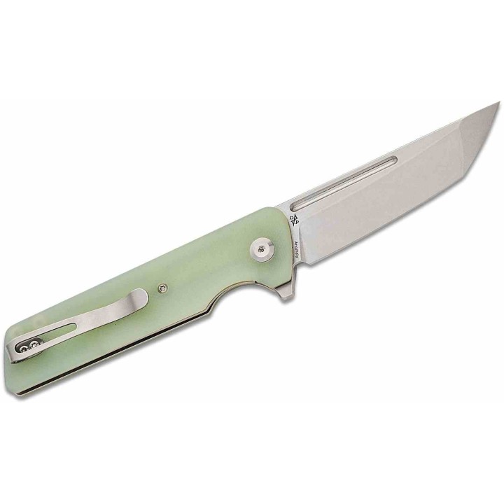 Couteau Tenable Anomaly Jade Manche G10 Lame Tanto Acier Nitro-V SW IKBS Linerlock Clip T2038T4 - Livraison Gratuite