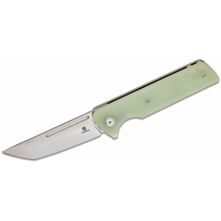 Couteau Tenable Anomaly Jade Manche G10 Lame Tanto Acier Nitro-V SW IKBS Linerlock Clip T2038T4 - Livraison Gratuite