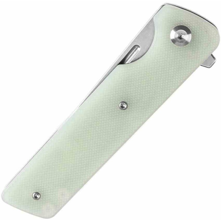 Couteau Tenable Anomaly Jade Manche G10 Lame Tanto Acier Nitro-V SW IKBS Linerlock Clip T2038T4 - Livraison Gratuite