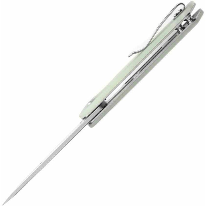 Couteau Tenable Anomaly Jade Manche G10 Lame Tanto Acier Nitro-V SW IKBS Linerlock Clip T2038T4 - Livraison Gratuite
