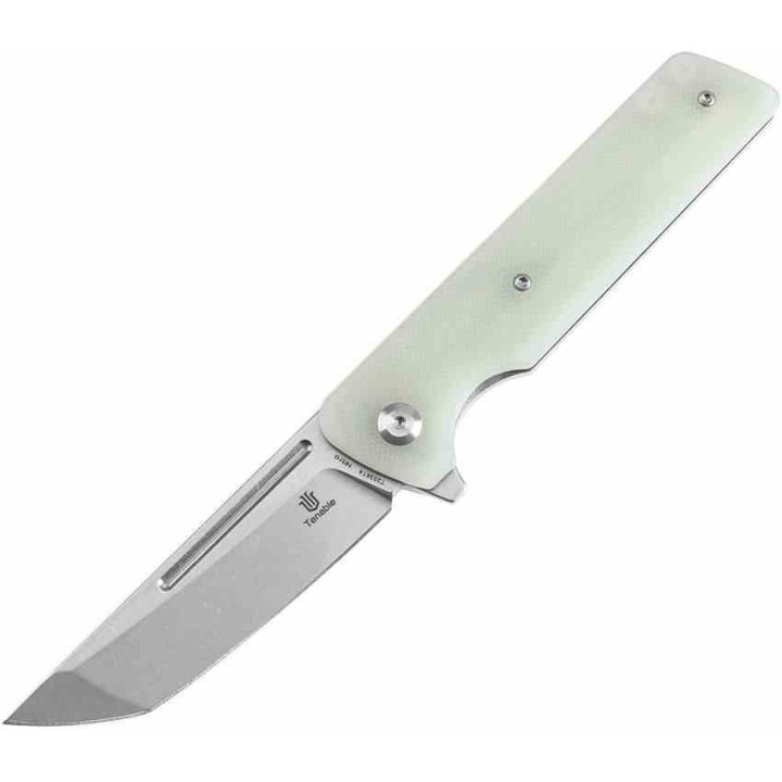 Couteau Tenable Anomaly Jade Manche G10 Lame Tanto Acier Nitro-V SW IKBS Linerlock Clip T2038T4 - Livraison Gratuite