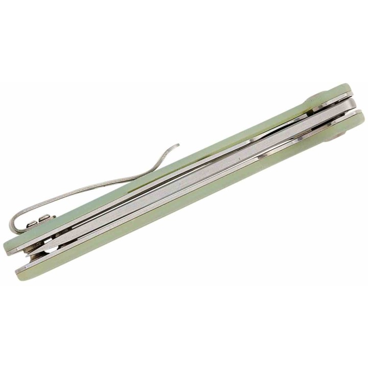 Couteau Tenable Anomaly Jade Manche G10 Lame Tanto Acier Nitro-V SW IKBS Linerlock Clip T2038T4 - Livraison Gratuite
