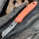 Couteau Spyderco Roadie Orange Lame Acier N690Co Manche FRN Made Italy SC189POR - Livraison Gratuite