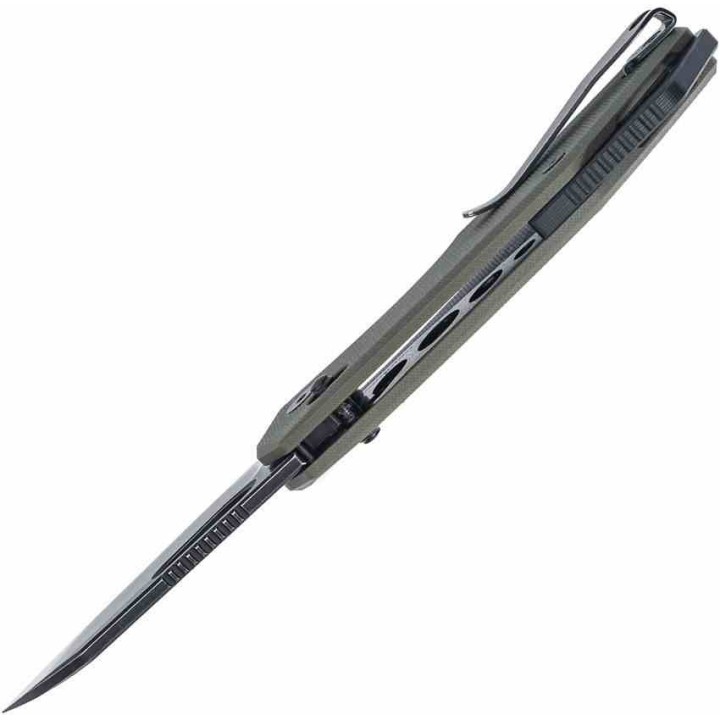 Couteau SRM CUB 261M Green Manche G10 Lame Acier 154CM Ambi-lock Clip SRM261MGP - Livraison Gratuite