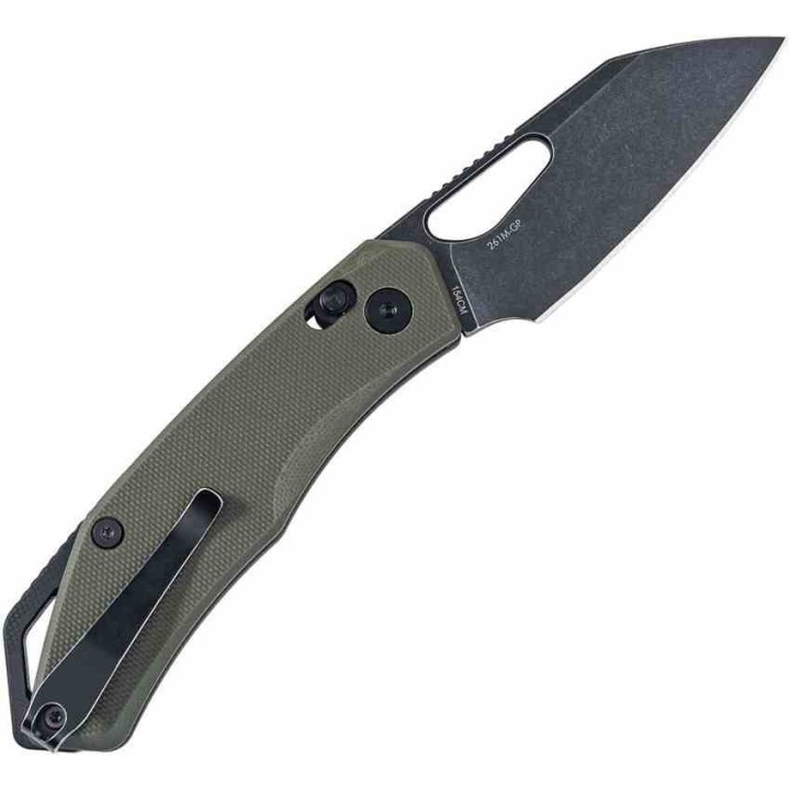 Couteau SRM CUB 261M Green Manche G10 Lame Acier 154CM Ambi-lock Clip SRM261MGP - Livraison Gratuite